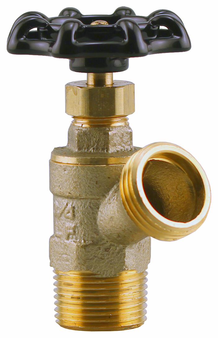 BOSHART BOSHART 0853-07NL 3/4 in. MPT x GHT Brass Sediment Faucet