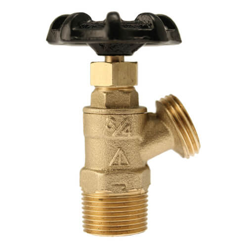 BOSHART BOSHART 0853-05NL 1/2 MPT x 3/4 GHT Straight Sediment Faucet