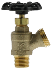 BOSHART BOSHART 0853-05NL 1/2 MPT x 3/4 GHT Straight Sediment Faucet