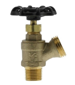 BOSHART BOSHART 0853-05NL 1/2 MPT x 3/4 GHT Straight Sediment Faucet
