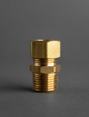 BRASS BRASS 68-10-8 5/8 Compression x 1/2 MIP Reducing Male Adapter