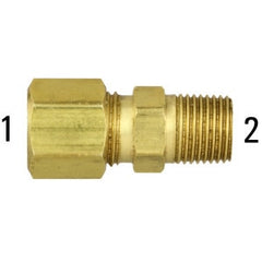 BRASS BRASS 68-10-8 5/8 Compression x 1/2 MIP Reducing Male Adapter