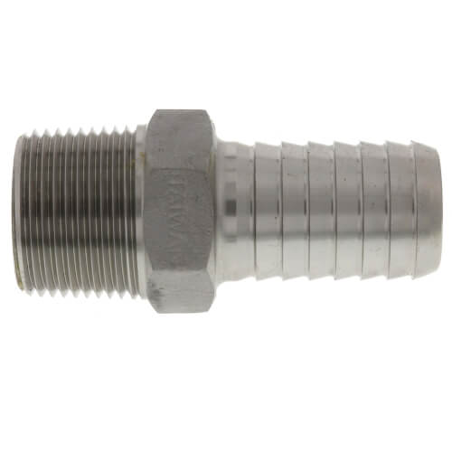 BOSHART BOSHART SSMA-100 1 in. Stainless Steel Male Insert Adapter
