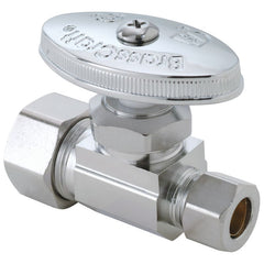 BRASSCRAFT Brasscraft G2CPN14XC1 1/2 Nominal Press x 3/8 OD Compression 1/4 Turn Straight Stop Valve