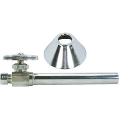 BRASSCRAFT Brasscraft G2CPN14XC1 1/2 Nominal Press x 3/8 OD Compression 1/4 Turn Straight Stop Valve