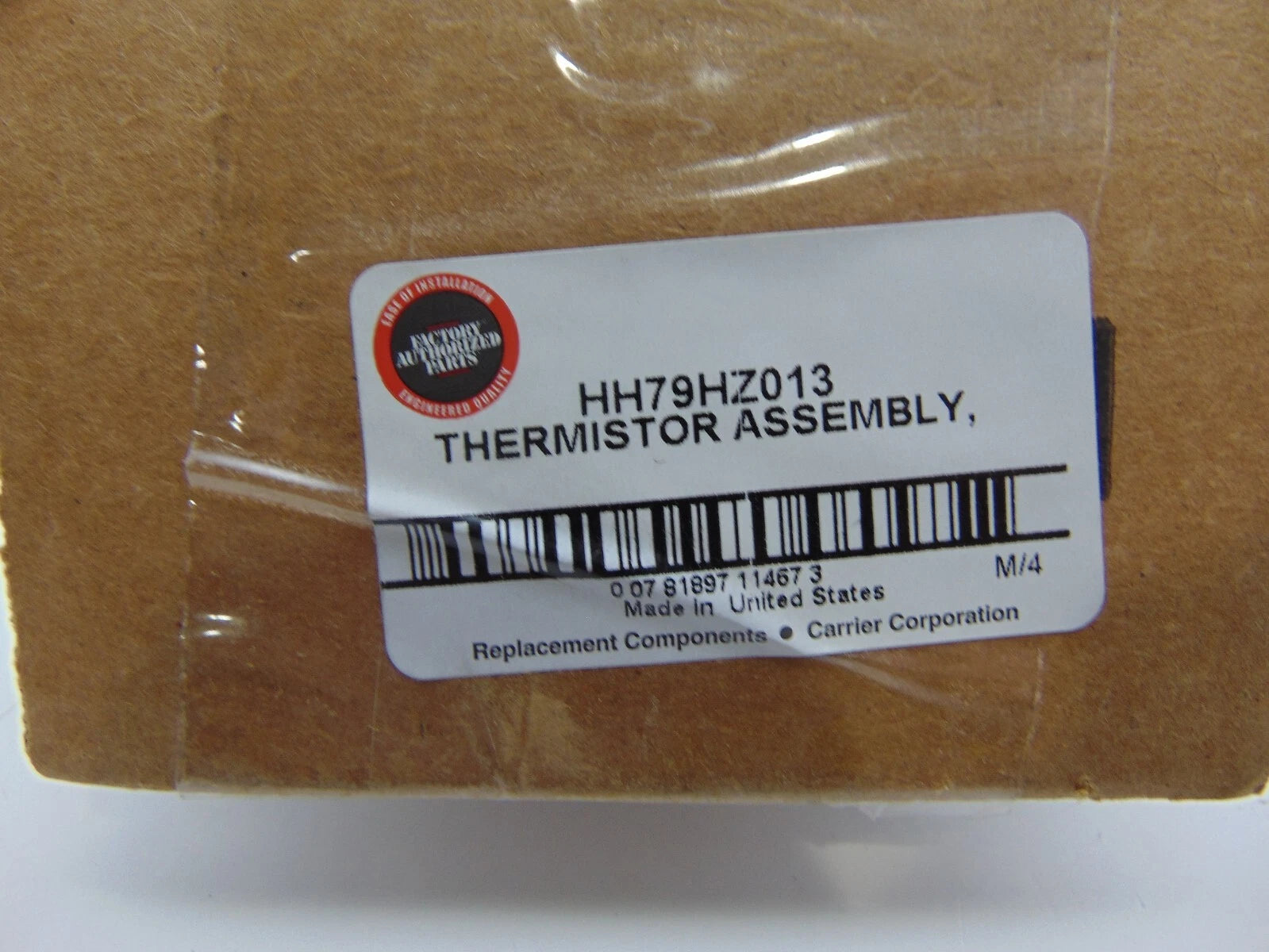 CARRIER CARRIER HH79HZ013 Thermistor Assembly