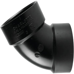 CHARLOTTE PIPE AND FOUNDRY Charlotte Pipe and Foundry ABS003190800 2 in. Hub x Hub 60 Degree Elbow