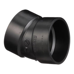 CHARLOTTE PIPE AND FOUNDRY Charlotte Pipe And Foundry ABS003241200 4 In. Hub X Hub 22-1/2 Deg. ABS Elbow
