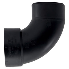 CHARLOTTE PIPE AND FOUNDRY Charlotte Pipe and Foundry ABS003021000 3 in. Hub x Spigot 90 Degree ABS Elbow