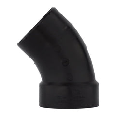 CHARLOTTE PIPE AND FOUNDRY Charlotte Pipe And Foundry ABS003231200 4 in. Hub x Spigot 45 Degree ABS Elbow