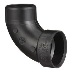 CHARLOTTE PIPE AND FOUNDRY Charlotte Pipe and Foundry ABS003020600 90 Degree Elbow - 1-1/2 Hub x 1-1/2 Spigot