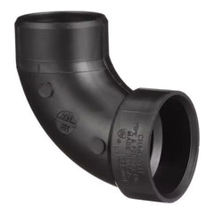 CHARLOTTE PIPE AND FOUNDRY Charlotte Pipe and Foundry ABS003020600 90 Degree Elbow - 1-1/2 Hub x 1-1/2 Spigot