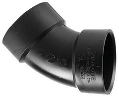 CHARLOTTE PIPE AND FOUNDRY CHARLOTTE PIPE AND FOUNDRY ABS003210800 2 in Hub x Hub 45 Degree ABS Elbow