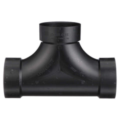 CHARLOTTE PIPE AND FOUNDRY Charlotte Pipe and Foundry ABS004480800 4 In. Hub X 4 In. D Hub ABS Flush Cleanout Tee