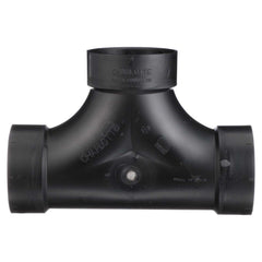 CHARLOTTE PIPE AND FOUNDRY Charlotte Pipe and Foundry ABS004480800 4 In. Hub X 4 In. D Hub ABS Flush Cleanout Tee