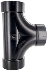 CHARLOTTE PIPE AND FOUNDRY Charlotte Pipe and Foundry ABS004480800 4 In. Hub X 4 In. D Hub ABS Flush Cleanout Tee