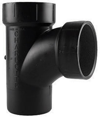CHARLOTTE PIPE AND FOUNDRY Charlotte Pipe and Foundry ABS004030800 Sanitary Street Tee 2 in. Hub X 2 in. D Hub ABS