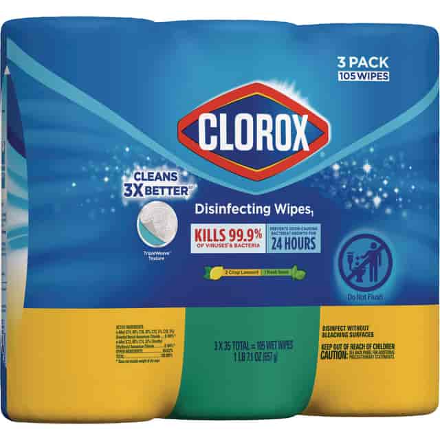 CLOROX Clorox 30112 Disinfecting Wipes Fresh Scent/Citrus Blend 35 Wipes/Canister
