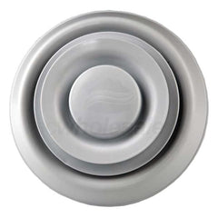 CONTINENTAL FAN CONTINENTAL FAN GR150 Adjustable Ventilation Grille with 6-Inch Collar