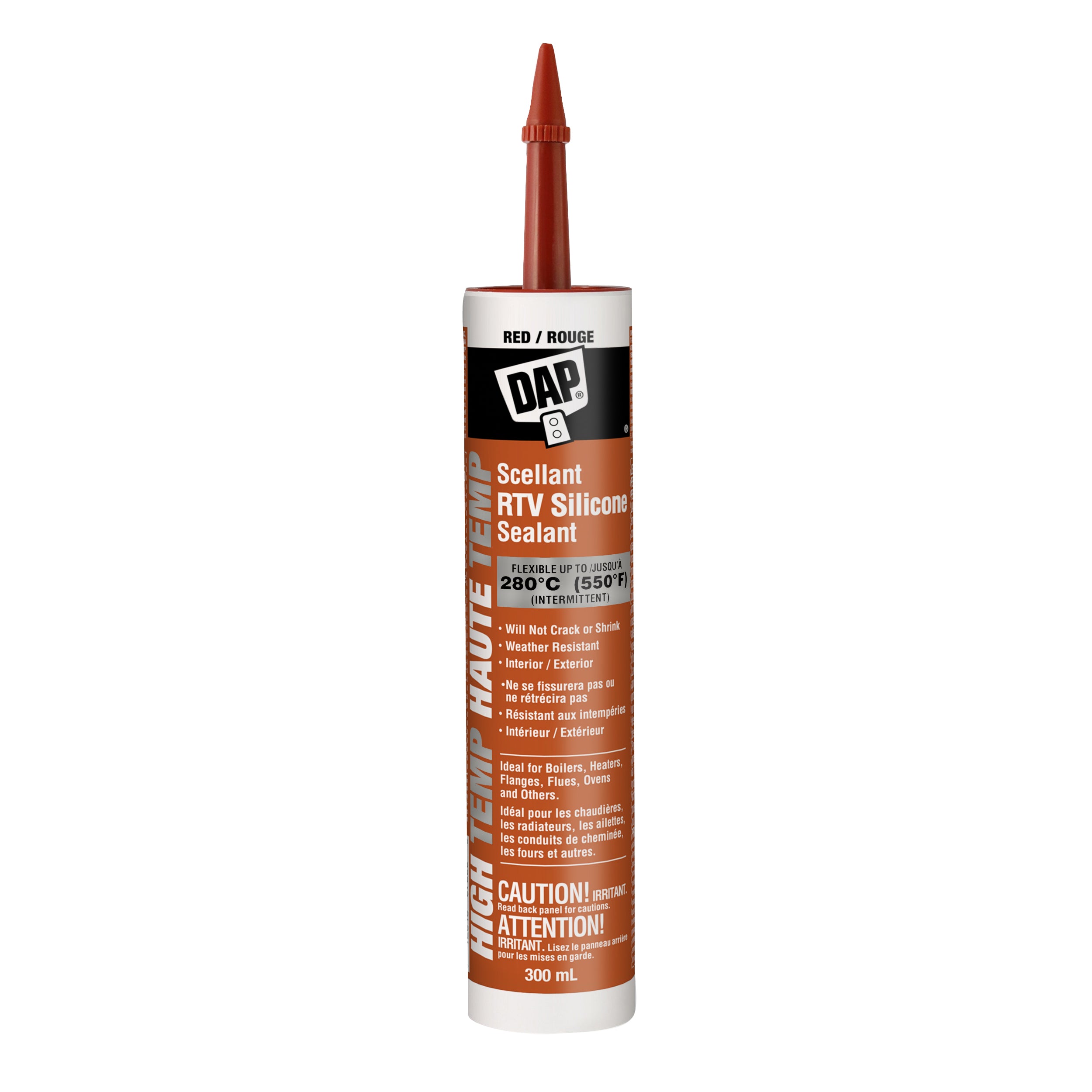 DAP DAP 08013 High Temp 100% RTV Silicone Sealant