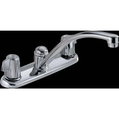 DELTA FAUCET DELTA FAUCET 2400 Classic Two Handle Kitchen Faucet with Spray