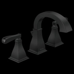 DELTA FAUCET Delta 35718-BL-DST Two-Handle Widespread Bathroom Faucet