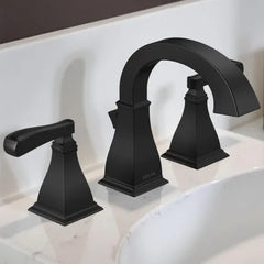 DELTA FAUCET Delta 35718-BL-DST Two-Handle Widespread Bathroom Faucet
