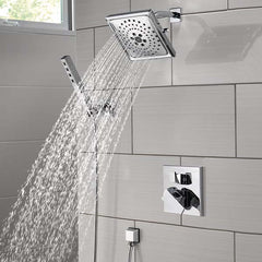 DELTA FAUCET Delta Faucet 55567 Single-Setting H2Okinetic Handshower with Hose and Bracket