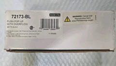 DELTA FAUCET Delta Faucet 72173-BL Push-Pull Drain Matte Black