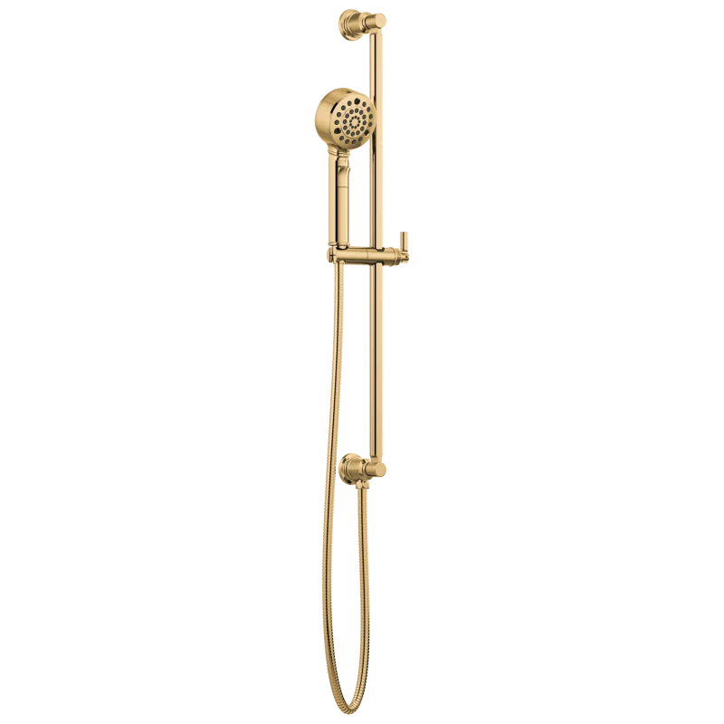 DELTA FAUCET Delta Faucet 88776-PG Invari H2O Kinetic Multi-Function Slide Bar Handshower