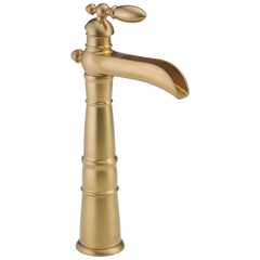 DELTA FAUCET Delta Faucet 754LF-CZ Victorian Single Handle Channel Vessel Bathroom Faucet