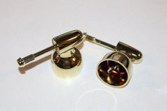 DELTA FAUCET Delta Faucet H22PB Metal Lever Handle Set in Polished Brass
