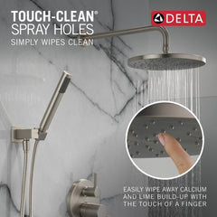DELTA FAUCET Delta Faucet T342702 Shower System with Raincan Shower Head and Hand Shower