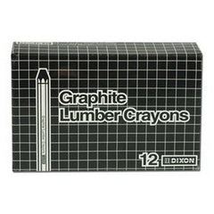 DIXON TICONDEROGA Dixon Ticonderoga 36512 Lumber Crayon Soft Graphite Black