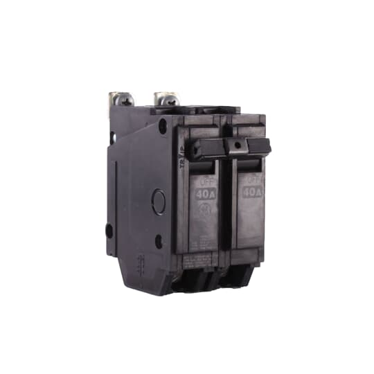 EMERSON EMERSON THQB2140 120/240 VAC, 40 A, 10 kA, 2-Pole, Load Lug, Bolt-On, Fixed Thermal Magnetic, Internal Common Trip
