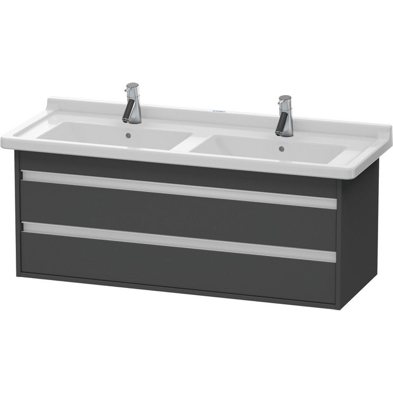 DURAVIT Duravit KT664604949 Ketho Wall-Mounted Vanity Unit in Graphite Matt