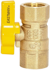 EZ-FLO EZ-FLO 60009 Brass Straight Gas Ball Valve With 1/4-Turn Handle 1/2 FIP