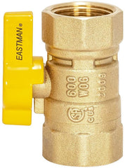 EZ-FLO EZ-FLO 60011 Brass Straight Gas Ball Valve With 1/4-Turn Handle 3/4 FIP