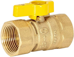 EZ-FLO EZ-FLO 60013 Brass Gas Ball Valve With 1/4-Turn Handle 1 FIP