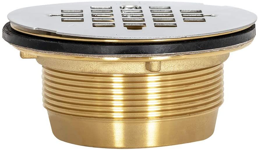 EZ-FLO EZ-FLO 15306 Brass Caulk Shower Drain, 2 Inch Ips