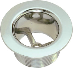 EZ-FLO EZ-FLO EZ-35256 3/8 Inch Tapped Bathtub Strainer Body, 1-1/2 Inch x 11-1/2 Coarse Thread, Chrome Plated
