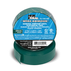 IDEAL INDUSTRIES Ideal Industries 46-1700C-GRN General Purpose Electrical Vinyl Tape 600V 3/4 x 66ft