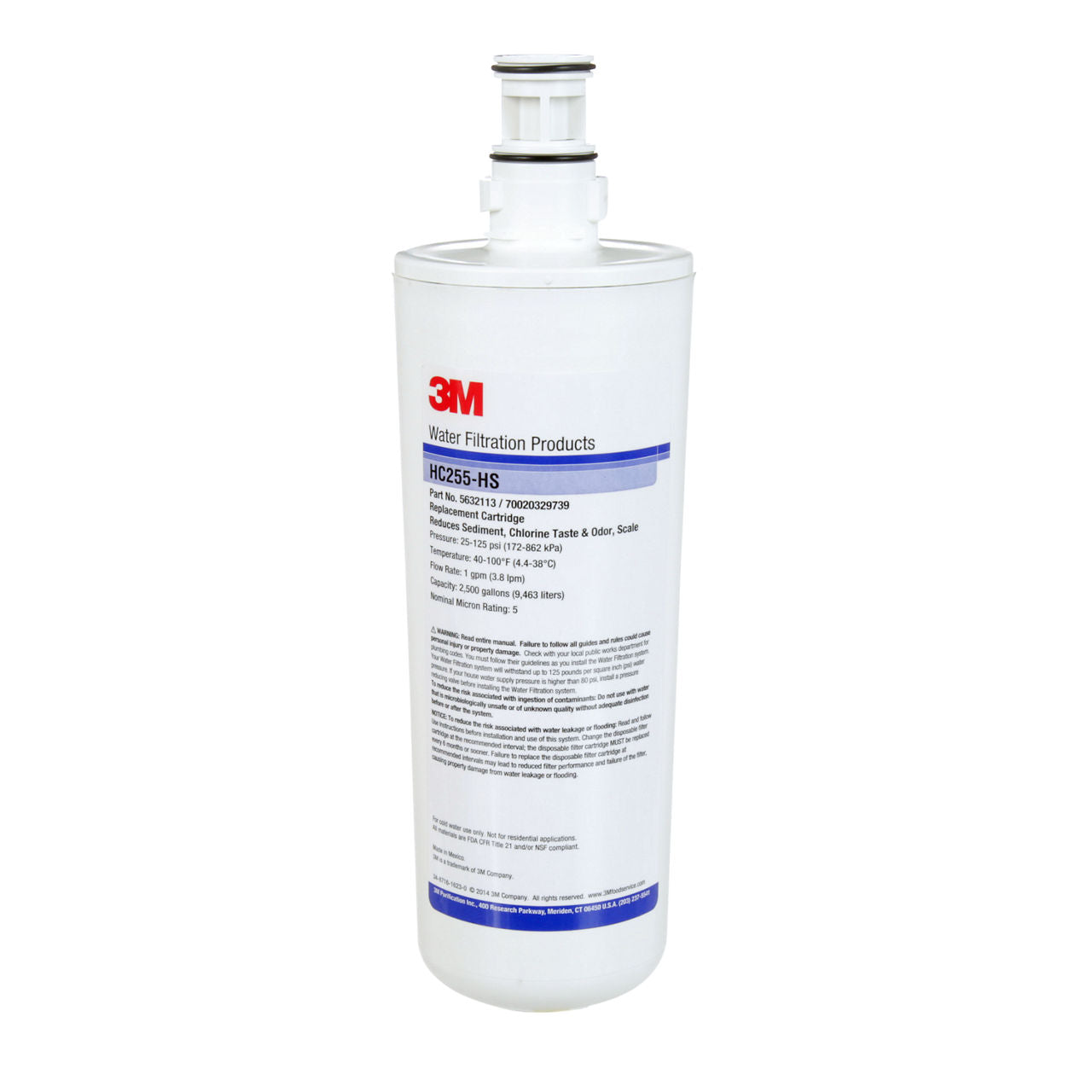 3M 3M 5632113 Replacement Water Filter Cartridge HC255-HS