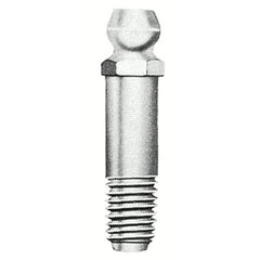 ALEMITE Alemite 1698-B Hydraulic Fitting Straight 1-1/8 in L Male/Male 1/4 in (SAE)