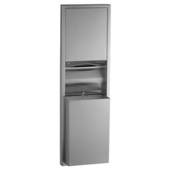 BOBRICK Bobrick 3942 ClassicSeries Semi-Recessed Convertible Paper Towel Dispenser and Waste Receptacle