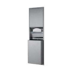 BOBRICK Bobrick 3942 ClassicSeries Semi-Recessed Convertible Paper Towel Dispenser and Waste Receptacle