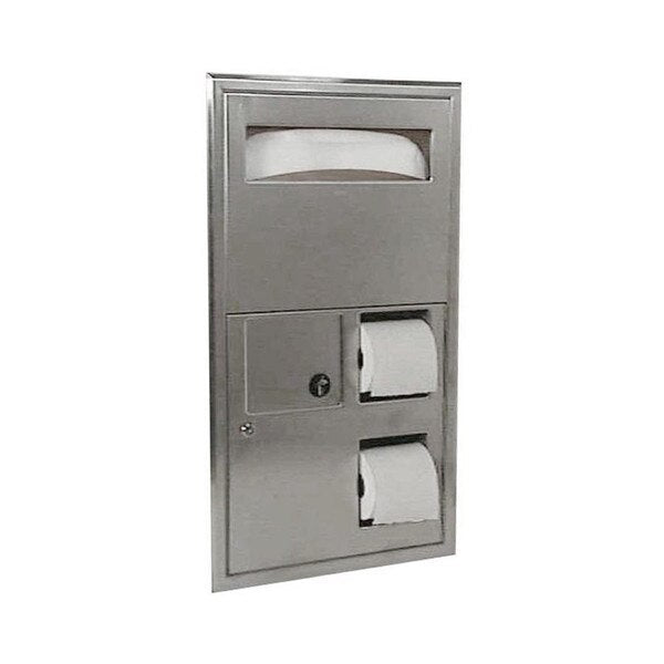 BOBRICK Bobrick 3574 B-3574 ClassicSeries Recessed Combination Unit