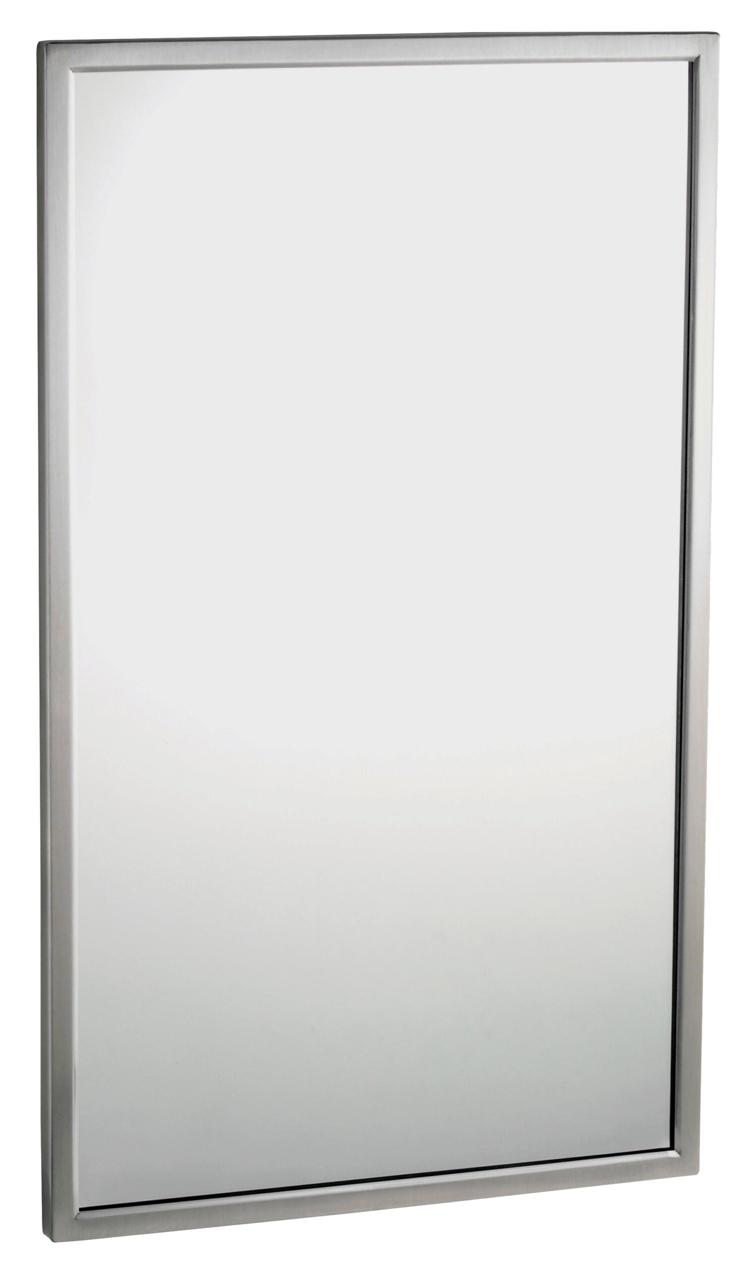 BOBRICK Bobrick 29081830 Tempered Glass Welded Frame Mirror 18 x 30 Inches