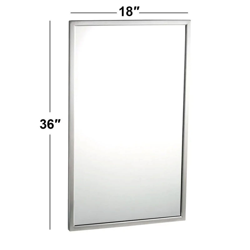 BOBRICK Bobrick 2901836 Bobrick B-290 1836 Welded Frame Mirror 18 in x 36 in