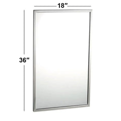 BOBRICK Bobrick 2901836 Bobrick B-290 1836 Welded Frame Mirror 18 in x 36 in